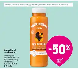 Delhaize Smoothie of vruchtensap aanbieding