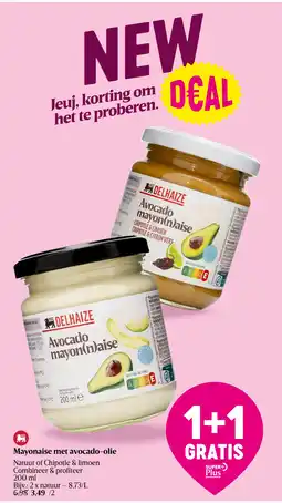 Delhaize Mayonaise met avocado-olie aanbieding