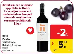 Carrefour Italië Puglia TordelColle Brindisi Riserva aanbieding