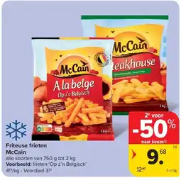 Carrefour Friteuse frieten McCain aanbieding