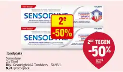 Delhaize Tandpasta aanbieding