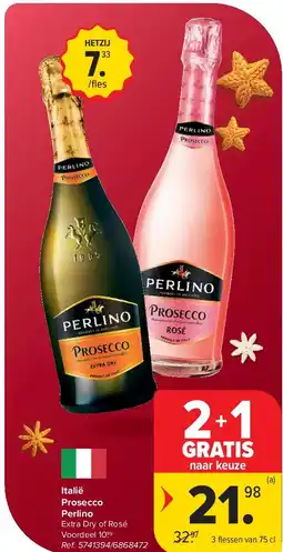 Carrefour Italië Prosecco Perlino aanbieding