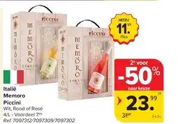 Carrefour Italië Memoro Piccini aanbieding