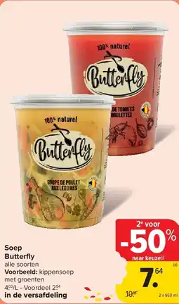 Carrefour Soep Butterfl y aanbieding