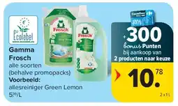 Carrefour Gamma Frosch aanbieding