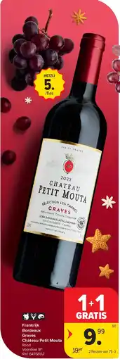 Carrefour Frankrijk Bordeaux Graves Château Petit Mouta aanbieding