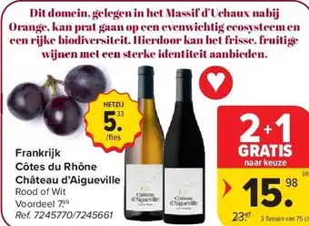 Frankrijk Côtes du Rhône Château d’Aigueville