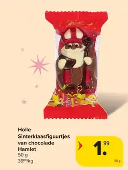 Carrefour Holle Sinterklaasfi guurtjes van chocolade Hamlet aanbieding