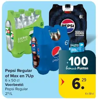 Pepsi Regular of Max en 7Up