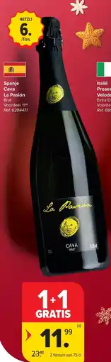 Carrefour Spanje Cava La Pasión aanbieding