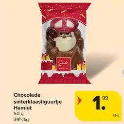 Carrefour Chocolade sinterklaasfi guurtje Hamlet aanbieding