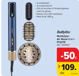 Carrefour Multistyler Air Wand 3 in 1 P1337E aanbieding