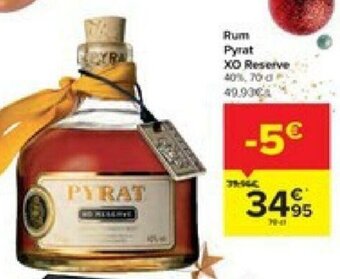 Carrefour Rum Pyrat XO Reserve aanbieding