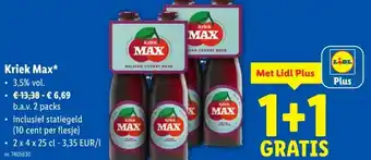 Lidl Kriek Max aanbieding