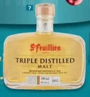 Carrefour Whisky St Feuillien Triple Distilled Malt aanbieding