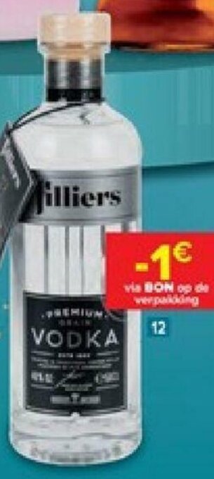 Carrefour Vodka Filliers aanbieding