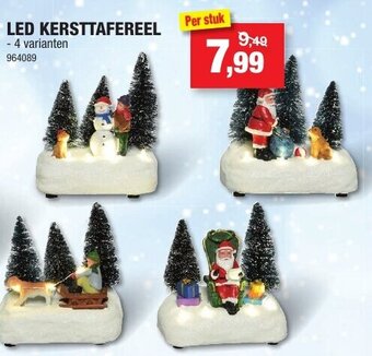 Hubo Led Kersttafereel aanbieding