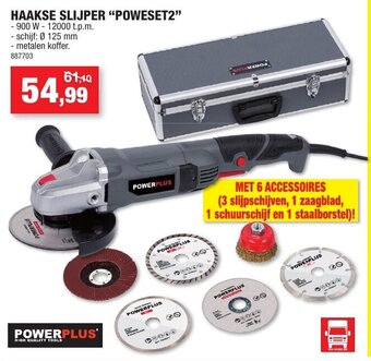 Hubo Haakse Slijper Poweset2 aanbieding