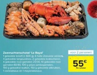 Carrefour Zeevruchtenschotel 'Le Royal' aanbieding
