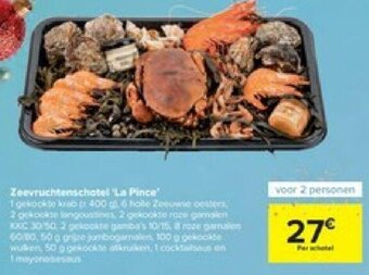 Zeevruchtenschotel 'La Pince'