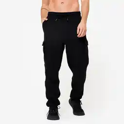 Decathlon Fitnessbroek of joggingbroek voor heren zwart aanbieding