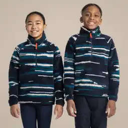 Decathlon Fleece Kinderen Wandelen Zip-up Model aanbieding