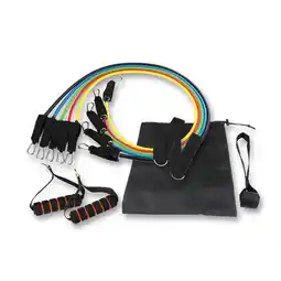 Decathlon Set van 5 elastieken met verschillende weerstanden voor Deur TONE UP PLUS aanbieding