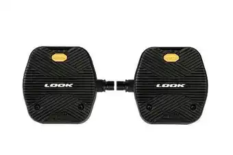 Decathlon GEOCITY GRIP N VIBRAM platte pedalen met grip - Zwart aanbieding