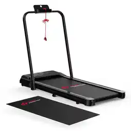 Decathlon Loopband met handrail, 2,5 PK motor, 10 km/u, LED-display (met mat) aanbieding