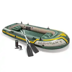 Decathlon Intex Opblaasboot Seahawk 4 aanbieding