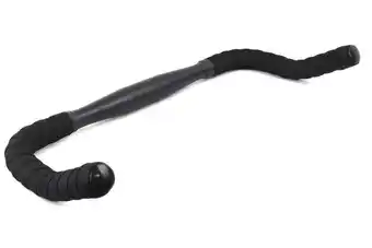 Decathlon Bullhorn Aluminum Stuur 31.8 mm met Stuurlinten - Zwart aanbieding