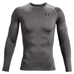 Decathlon Under Armour Heatgear Armour Men's Grey Long Sleeve Compression Jersey aanbieding