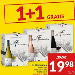 Intermarché Les Floriandes Franse wijn Rood, wit of rosé In BIB aanbieding