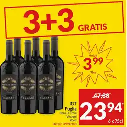Intermarché IGT Puglia Nero Di Troia Vezzani Rood aanbieding