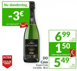 Intermarché DO Cava Expert Club Carmella - Brut aanbieding