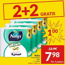 Intermarché Nalys Keukenpapier Wish aanbieding
