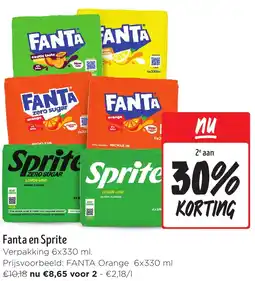 Jumbo Fanta en Sprite aanbieding