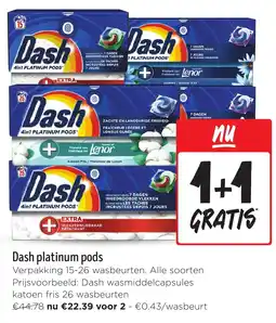 Jumbo Dash platinum pods aanbieding