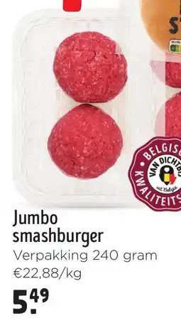 Jumbo Jumbo smashburger aanbieding