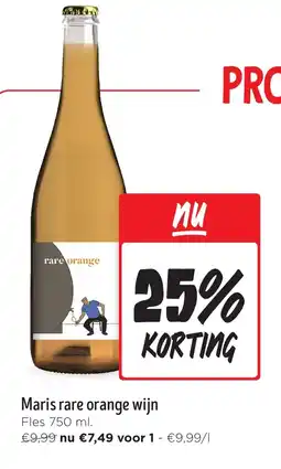 Jumbo Maris rare orange wijn aanbieding