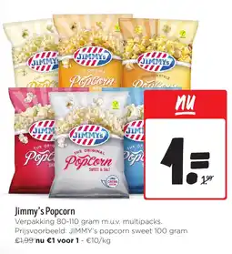 Jumbo Jimmy's Popcorn aanbieding