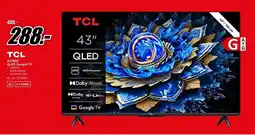 MediaMarkt TCL 43T69C QLED Google TV aanbieding