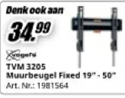 MediaMarkt TVM 3205 Muurbeugel Fixed 19"-50" aanbieding