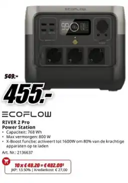 MediaMarkt Ecoflow RIVER 2 Pro Power Station aanbieding