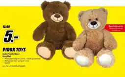 MediaMarkt Pirox toys JollyPlush Beer Knuffel aanbieding