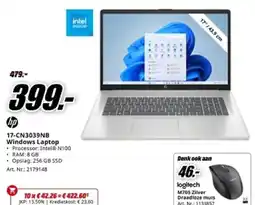MediaMarkt Hp 17-CN3039NB Windows Laptop aanbieding