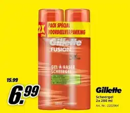 MediaMarkt Gillette Scheergel aanbieding