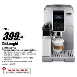 MediaMarkt DēLonghi ECAM 350.755 Volautomatische espressomachine aanbieding