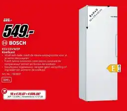 MediaMarkt Bosch KSV33VWEP Koelkast aanbieding