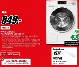 MediaMarkt Miele WWA 120 WCS Wasmachine voorlader aanbieding